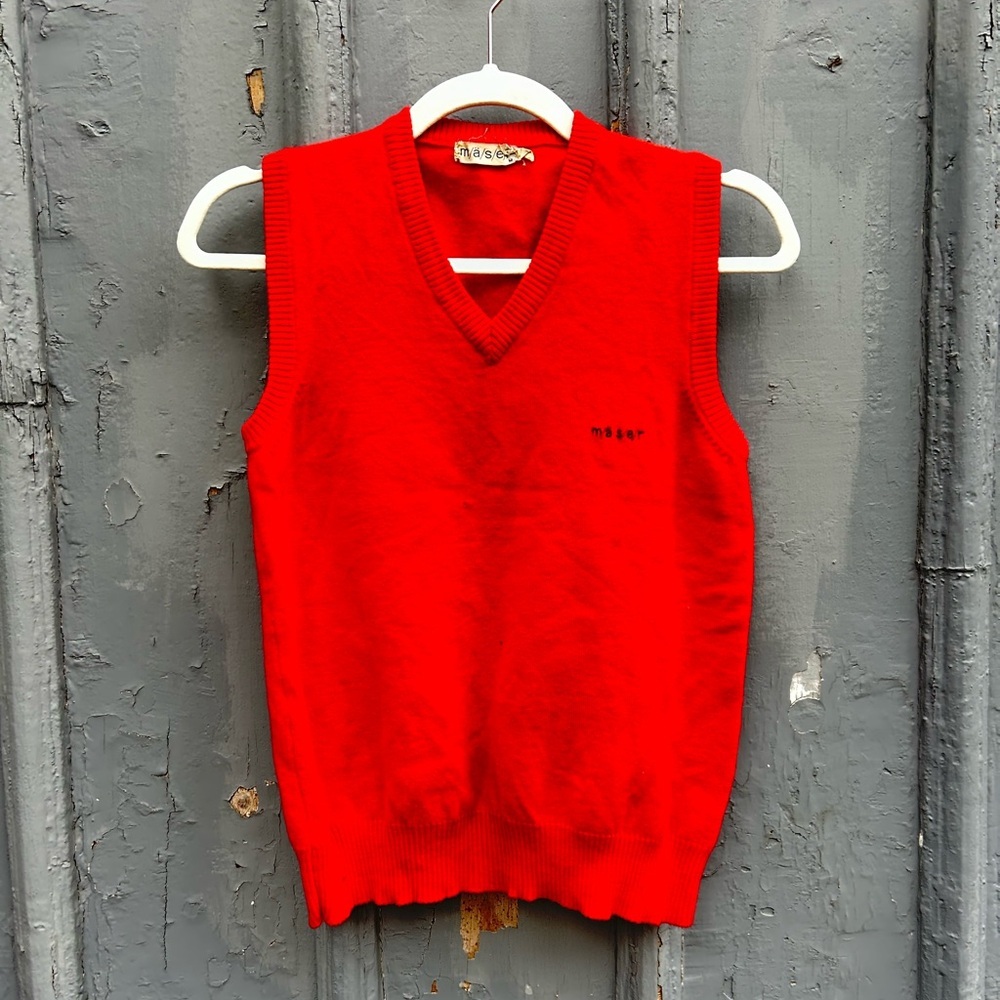 Vintage Mäser Wool Sweater vest, size M